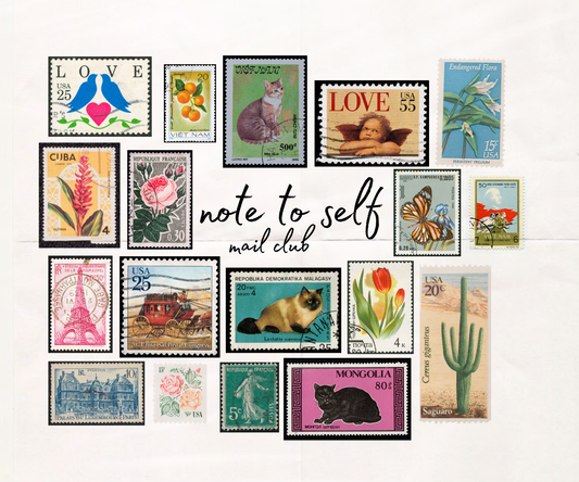note to self mail club